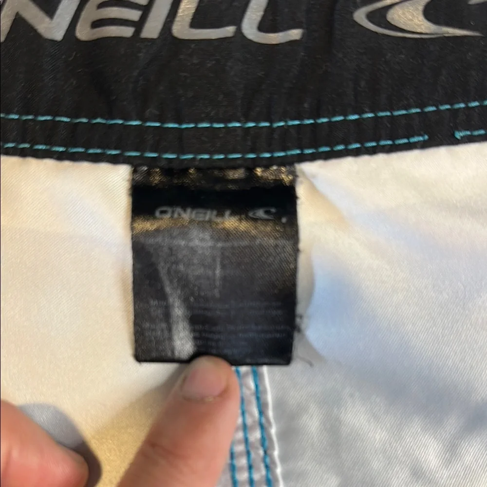 O'Neill Blue and White Board Shorts Swimwear